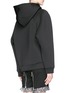 Back View - Click To Enlarge - NICOPANDA - Oversize neoprene unisex hoodie