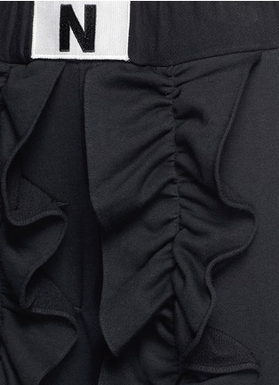 Detail View - Click To Enlarge - NICOPANDA - Ruffle appliqué sweatpants