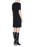 Back View - Click To Enlarge - LANVIN - Neck tie satin-faced crepe dress