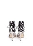 Back View - Click To Enlarge - REED KRAKOFF - Snakeskin leather ankle wrap sandals