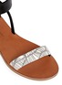 Detail View - Click To Enlarge - 10 CROSBY DEREK LAM - 'Pier' devoré print colourblock leather sandals