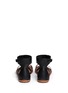 Back View - Click To Enlarge - 10 CROSBY DEREK LAM - 'Pier' devoré print colourblock leather sandals