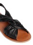 Detail View - Click To Enlarge - 10 CROSBY DEREK LAM - 'Pell' twist strap leather flat sandals