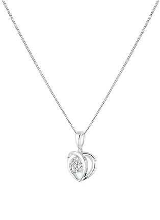 Figure View - Click To Enlarge - LAZARE KAPLAN - 'Paramour' 18k white gold diamond pendant necklace