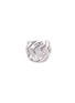 Main View - Click To Enlarge - LC COLLECTION JEWELLERY - Diamond 18k white gold weave effect ring
