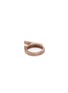 Figure View - Click To Enlarge - LYNN BAN - 'Stackable Jagged Knuckle B' rose gold silver ring