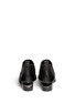 Back View - Click To Enlarge - ALEXANDER WANG - Kori cutout heel leather booties