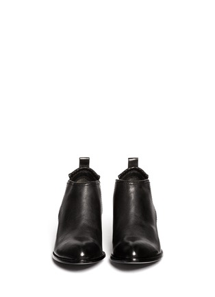 Figure View - Click To Enlarge - ALEXANDER WANG - Kori cutout heel leather booties