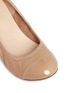 Detail View - Click To Enlarge - COLE HAAN - Milly patent toe-cap wedge pumps