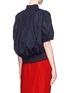 Back View - Click To Enlarge - SACAI - Open knit front nylon top