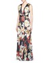 Front View - Click To Enlarge - ALICE & OLIVIA - 'Triss' floral maxi dress