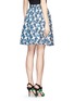 Back View - Click To Enlarge - PRABAL GURUNG - Rose embroidery flare skirt