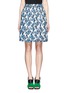 Main View - Click To Enlarge - PRABAL GURUNG - Rose embroidery flare skirt
