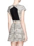 Back View - Click To Enlarge - ALICE & OLIVIA - Elenore cropped tweed top