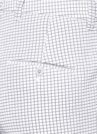 Detail View - Click To Enlarge - 3.1 PHILLIP LIM - Textured check cropped pencil pants
