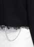 Detail View - Click To Enlarge - THAKOON - Jewelled and lace-trim hem jacket