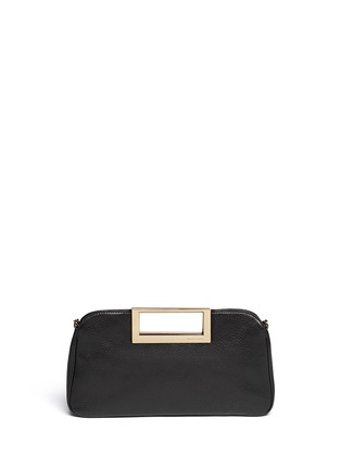 Back View - Click To Enlarge - MICHAEL KORS - Berkley large leather clutch