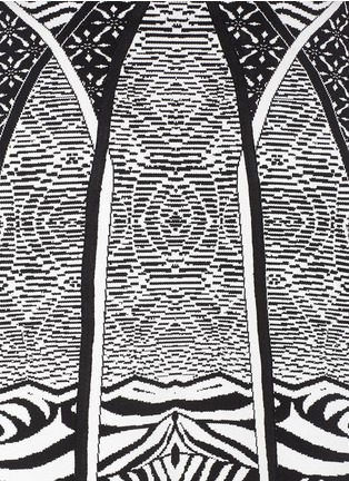 Detail View - Click To Enlarge - DIANE VON FURSTENBERG - Samara zebra tattoo skirt