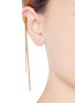 Figure View - Click To Enlarge - ELA STONE - Franges chain fringe ear cuff