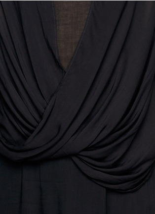 Detail View - Click To Enlarge - HELMUT LANG - Drape voile dress