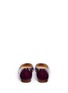 Back View - Click To Enlarge - COLE HAAN - Magnolia patent saffiano flats