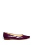 Main View - Click To Enlarge - COLE HAAN - Magnolia patent saffiano flats