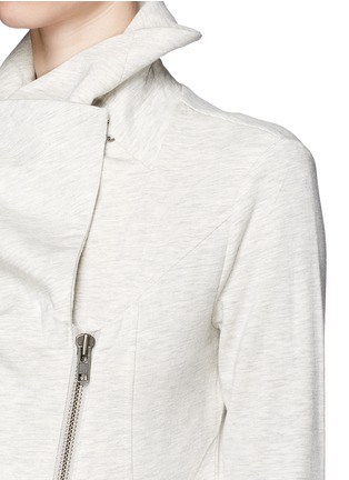 Detail View - Click To Enlarge - HELMUT LANG - Asymmetric zip sweatshirt jacket