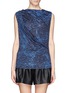 Main View - Click To Enlarge - HELMUT LANG - Resid print open back drape top