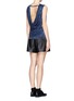 Figure View - Click To Enlarge - HELMUT LANG - Resid print open back drape top