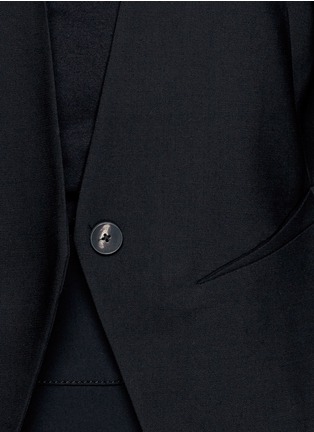 Detail View - Click To Enlarge - HELMUT LANG - Inverted collar tux blazer