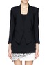 Main View - Click To Enlarge - HELMUT LANG - Inverted collar tux blazer