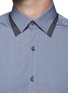 Detail View - Click To Enlarge - LANVIN - Double layer collar effect poplin shirt