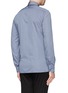 Back View - Click To Enlarge - LANVIN - Double layer collar effect poplin shirt