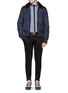 Figure View - Click To Enlarge - LANVIN - Double layer collar effect poplin shirt