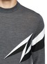 Detail View - Click To Enlarge - NEIL BARRETT - Lightning sweater