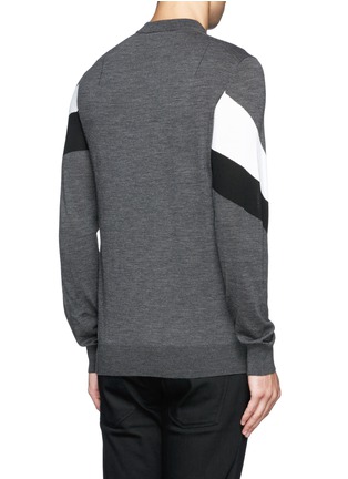 Back View - Click To Enlarge - NEIL BARRETT - Lightning sweater