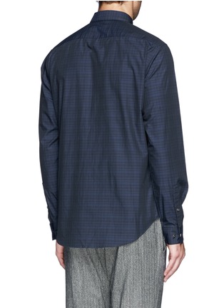 Back View - Click To Enlarge - THEORY - 'Zack' check shirt