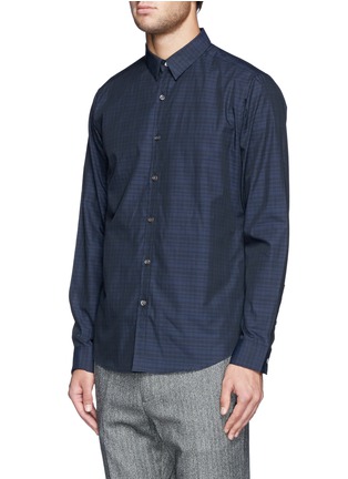 Front View - Click To Enlarge - THEORY - 'Zack' check shirt