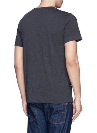 Back View - Click To Enlarge - THEORY - 'Gaskell' slub cotton jersey T-shirt