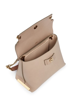 Detail View - Click To Enlarge - CHLOÉ - 'Clare' small leather shoulder bag