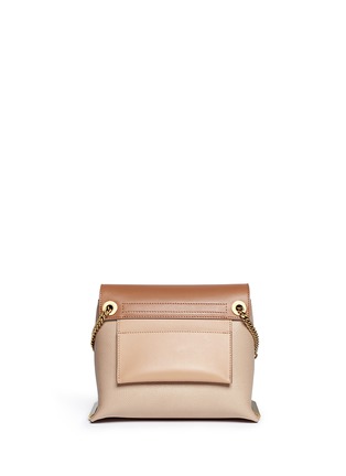 Back View - Click To Enlarge - CHLOÉ - 'Clare' small leather shoulder bag
