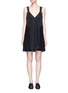 Main View - Click To Enlarge - 3.1 PHILLIP LIM - Pleated silk hem jersey tank dress