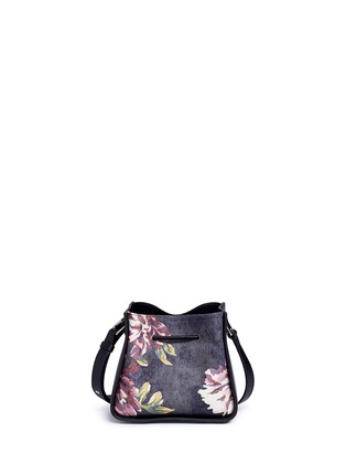 Detail View - Click To Enlarge - 3.1 PHILLIP LIM - 'Soleil' mini floral denim and leather bucket bag