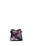 Main View - Click To Enlarge - 3.1 PHILLIP LIM - 'Soleil' mini floral denim and leather bucket bag