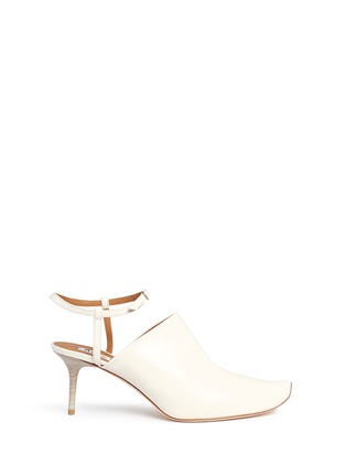 Main View - Click To Enlarge - ACNE STUDIOS - Ankle strap leather pumps