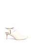Main View - Click To Enlarge - ACNE STUDIOS - Ankle strap leather pumps