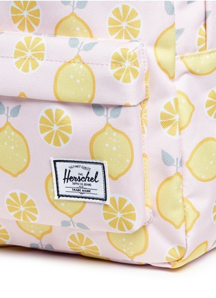  - HERSCHEL SUPPLY CO. - 'Heritage' lemon drop print canvas 9L kids backpack
