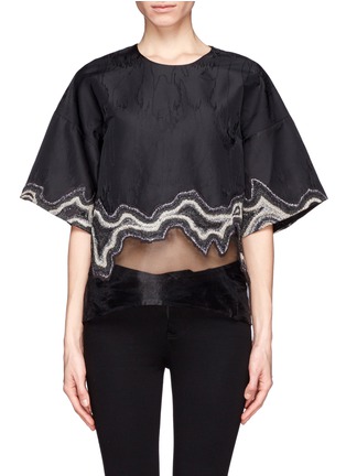 Main View - Click To Enlarge - 3.1 PHILLIP LIM - Geode embroidered top