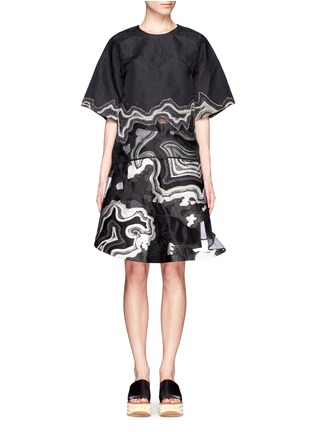 Figure View - Click To Enlarge - 3.1 PHILLIP LIM - Geode embroidered top