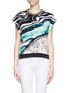 Main View - Click To Enlarge - 3.1 PHILLIP LIM - Embellished neckline printed front top